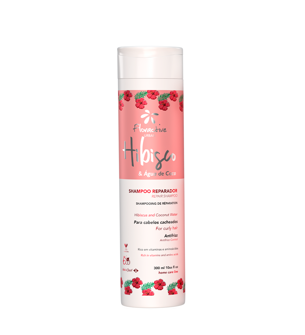 Hibisco un kokosriekstu ūdens šampūns